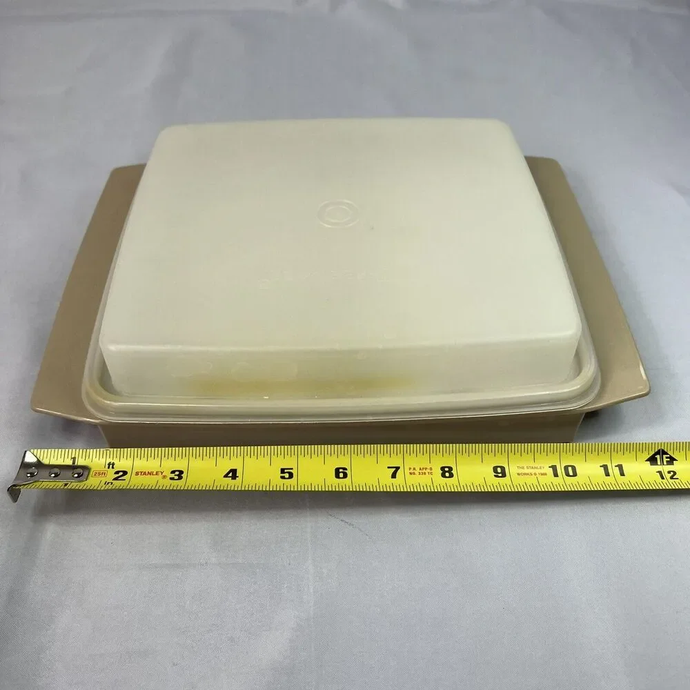 Vintage Original Tupperware Deviled Egg Carrier / Holder - Harvest Gold - Picture 10 of 10